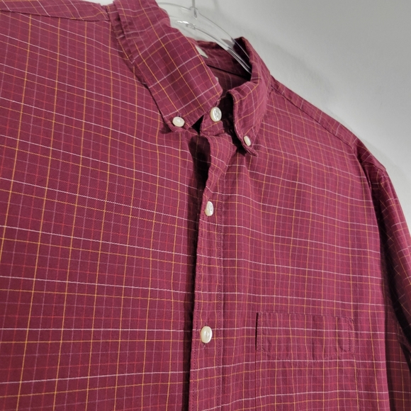 J. CREW Men's Secret Wash slim organic cotton plaid casual button down shirt - Picture 6 of 12